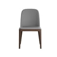 thumbnail image 6 of Casabianca Home Eric Set of 2 dining chair in gray pu-leather., 6 of 9