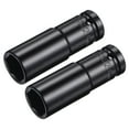 thumbnail image 1 of Unique Bargains 1/2' Drive by 20mm Deep Impact Socket, Heat-Treated CR-V Steel 3.15' Length, 6-Point Metric Sizes 2 Pack, 1 of 5