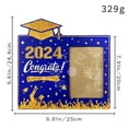 thumbnail image 3 of Graduation Picture Frame With Stand, Black Graduation Picture Frame for 4 x 6 Inch Photos Class of 2024 Wood Photo Frame, 2024 Graduation Gifts for Her Him, Graduation Party Decorations, 3 of 3