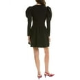 thumbnail image 2 of Valentino womens  Wool & Silk-Blend A-Line Dress, 44, Black, 2 of 3