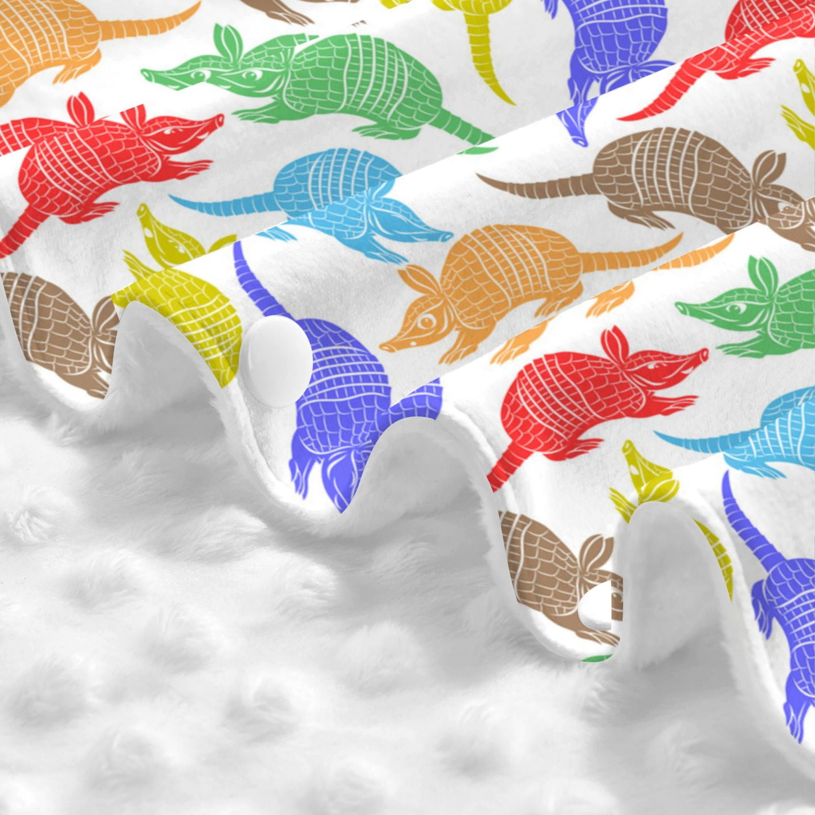 Car Seat Cover Baby - Colored Armadillos Breathable Infant Car Seat Cover for Baby Carseat, Lightweight Comfort Baby Essentials Must Haves Newborn Stuff for Girl Boy
