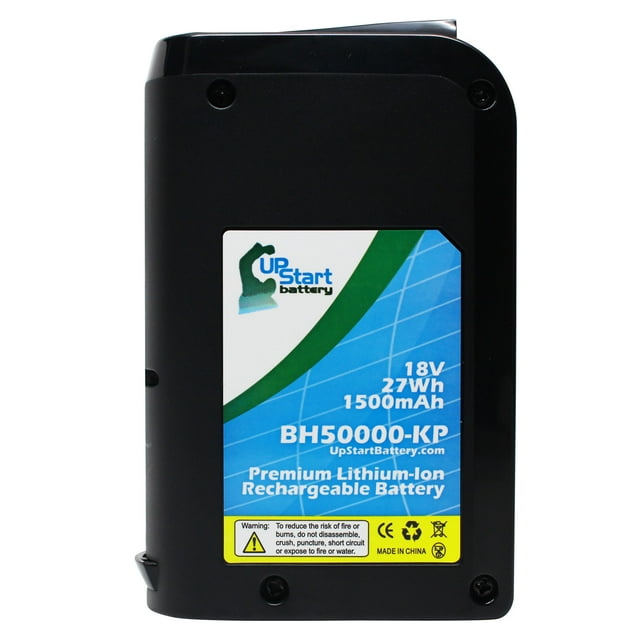 Compatible Hoover BH50020 Battery Replacement - For Hoover 18V Vacuum Battery (1500mAh, Lithium-Ion)
