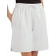thumbnail image 1 of Falda pantalón de punto de algodón con cordón ajustable y cintura elástica para mujer de Collections Etc - Ropa informal de verano, blanca, extragrande, 1 of 4