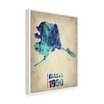 thumbnail image 4 of Trademark Fine Art "Alaska Watercolor Map" Canvas Art by Naxart, 4 of 4