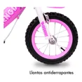 thumbnail image 2 of Bicicleta Infantil Rosa R12 Con Cansta y Ruedas Entrenadoras 2-4 Años, 2 of 6