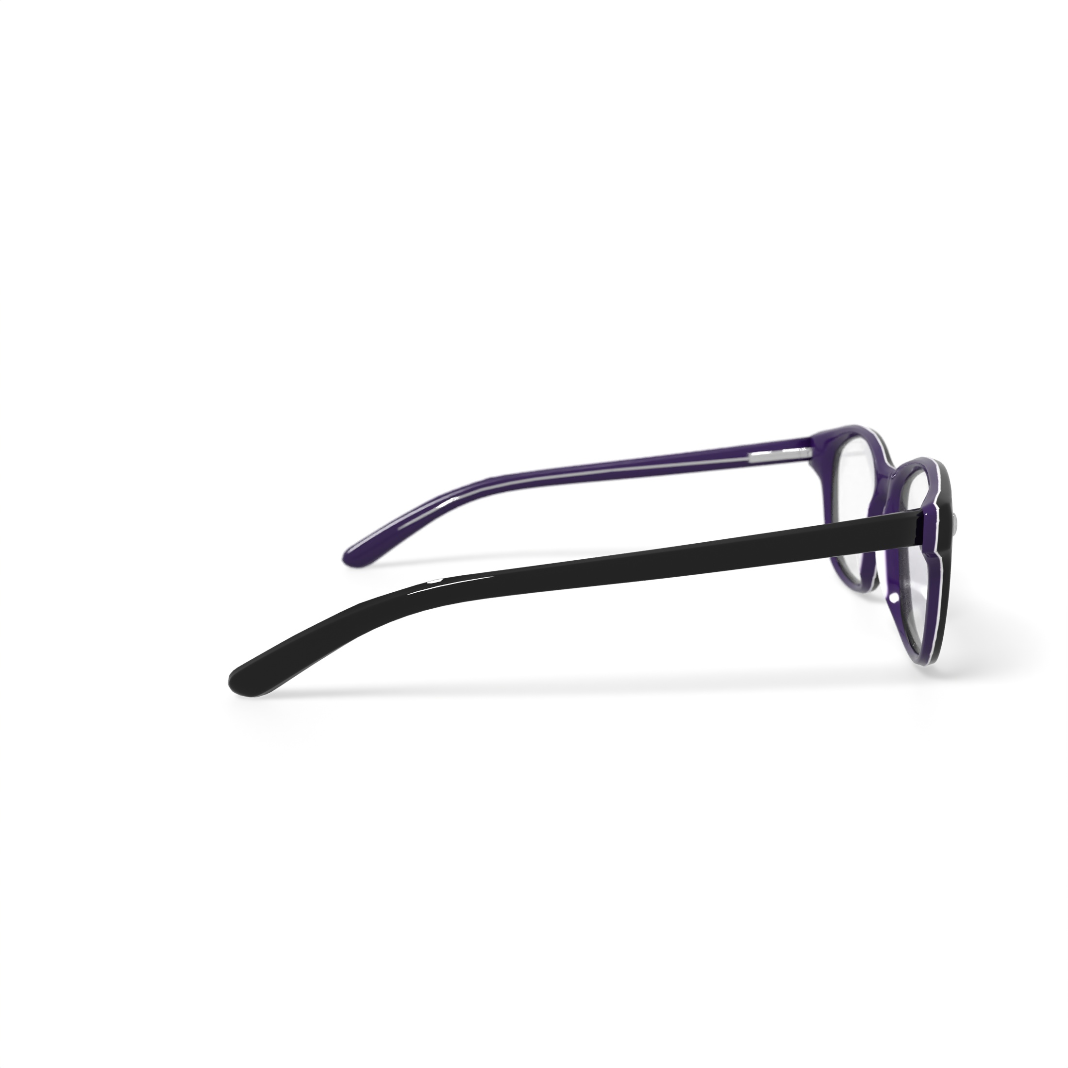 Walmart Women's FM13041-1 Square Prescription Eyeglasses with Case, Brown/Purple
