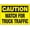 Warning Sign 1, variant on Caution Water Not For Drinking Or Washing Sign, 8"x12" Rustproof Aluminum Sign, Multicolor Water Warning Signage