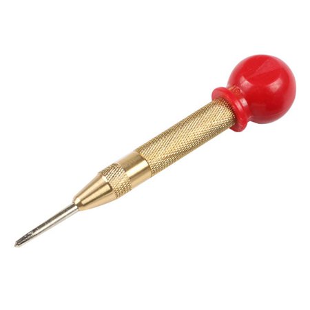 

Rinhoo Center Pin Punch Automatic Center Strike Spring Loaded Window Breaker Drilling Marking Tool Yellow with Cap