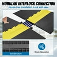 thumbnail image 6 of VEVOR 5Channel Cable Protector Ramp 22000lbs Load ADA Compliant Wire Cable Cover, 6 of 11
