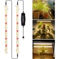 thumbnail image 2 of Daisy-Chain Designed LED Grow Light Bars For Low Light Greenhouse Plants, Full Spectrum With 5 Dimming Modes, Auto On/Off Timer, Expandable Up To 4 Connections For Balconies And Darkrooms, 2 of 8