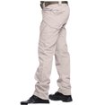 thumbnail image 4 of Men's Tactical Cargo Pants - Belted Waist & Multiple Pockets for Outdoor Activities & Daily Commute Khaki 3XL, 4 of 8