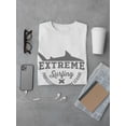 thumbnail image 3 of Extreme Surfing Pro Gray T-Shirt Men -Image by Shutterstock, Male x-Large, 3 of 4