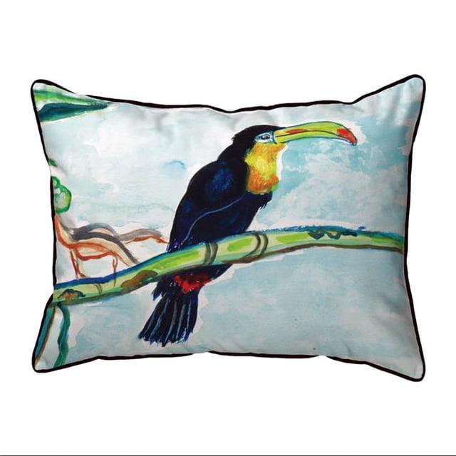 Betsy Drake ZP550 20 x 24 Po Toucan Extra Grand Oreiller à Fermeture Éclair