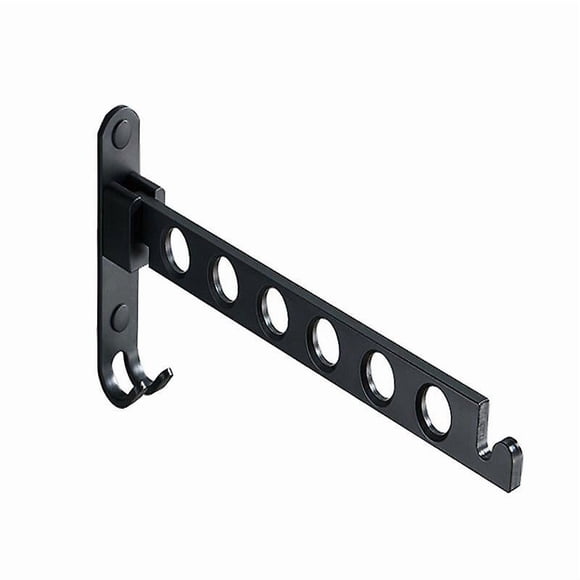 Foldable wall mounted clothes drying rack for clothes, wall hanger, black laundry hanger, wall hanger, wall closet hanger.