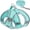 blue-green, variant on Dog Harness and Leash Set, No Pull Pet Harness for Small Dogs Easy Walking,Soft Breathable Small Dog Harness,Adjustable Reflective Step in Vest Harness for Puppy,Kitten, Cats