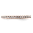 thumbnail image 3 of Auriga Fine Jewelry 14K Rose Gold Lab Grown Diamond Wedding Band Size 7 for Women (Clarity : VS/SI, Color : FGH), 3 of 6