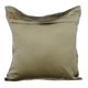 thumbnail image 4 of Funda de almohada decorativa verde oliva de 40 x 40 cm (16 x 16 pulgadas), de seda artificial, lisa, con pliegues, texturizada, a rayas y patchwork - Earthy Elements, 4 of 6