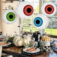 thumbnail image 2 of Xinwanna Halloween Eyeball Lantern Hanging Paper Lantern Decoration Large Scary Eye Indoor Outdoor Decor for Haunted House Themed Party Supplies (3pcs), 2 of 11