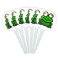 thumbnail image 1 of Frog Toad Cupcake Picks Toppers - Set of 6, 1 of 1