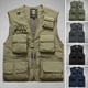 thumbnail image 1 of Chaleco de malla para hombre, chaquetas con bolsillos, cuello en V, sin mangas, para trabajo al aire libre, 1 of 8