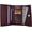 Burgundy, variant on SWISS MARSHAL Ladies RFID Blocking Genuine Leather Long Clutch Credit Card ID Wallet Burgundy