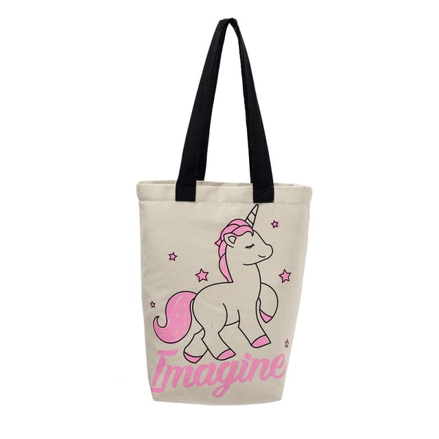 Bolsa de Mano Chiqui Mundo Unicornio Doble Vista 34 x 36 cm
