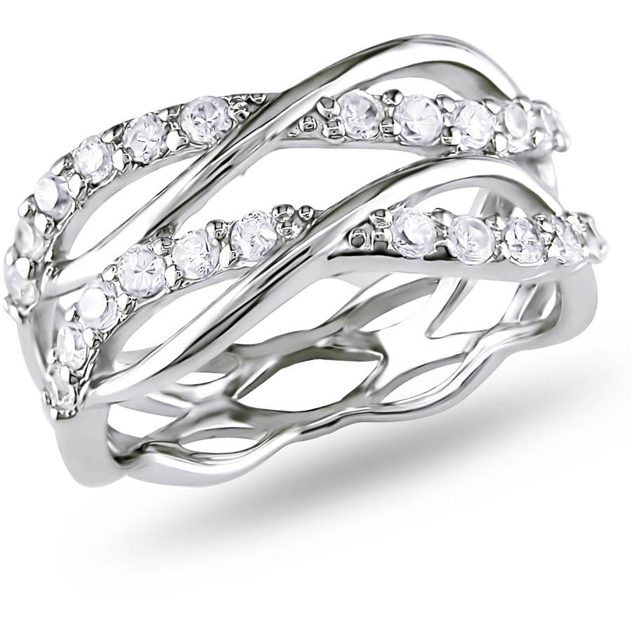 Sterling Silver Double Infinity-Inspired Ring 