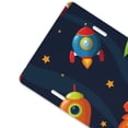thumbnail image 2 of Zufioo Spaceships and Stars Print Car Aluminum Front License Plate, 12x6 Inch Decorative Personalized Car License Plate Car Accessories, 2 of 8