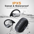 thumbnail image 4 of TREBLAB X3 Pro - Ganchos para los oídos ultra cómodos, sonido Pure-HD, graves potentes, batería de 145 H, auriculares Bluetooth resistentes al agua y al sudor, micrófonos para llamadas, auriculares in, 4 of 5