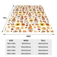 thumbnail image 3 of Sikiie Gnomes Autumn Harvest Ultra-Soft Micro flannel Blanket Luxury All Seasons Warm Blanket for Bedding Sofa and Travel (4 sizes)-80"x60", 3 of 7