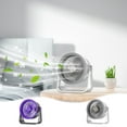 thumbnail image 1 of Jiaeri Desktop USB Fan,High Speed Air Circulation Fan,Small Portable Fan with Soft LED Light,3 Speeds & Night Light,Quiet Desk Fan for Home Office Bedroom,2000mAh Rechargeable Mini Fan, 1 of 6