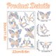 thumbnail image 3 of Adhesivos para ventanas Impresionantes adhesivos electrostáticos decorativos de colibríes: ayudan a evitar que los pájaros choquen contra sus ventanas JM, 3 of 3