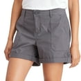 Social Standard Sanctuary Women's Hero Utility Shorts, Washed Black, Size Small