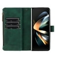 thumbnail image 6 of for Samsung Galaxy Z Fold 5 Wallet Case with Zipper Pocket and Credit Card Slots, Cash Holder, Premium PU Leather Magnetic Clasp Full Body Protection Cover for Samsung Galaxy Z Fold 5, Green, 6 of 8