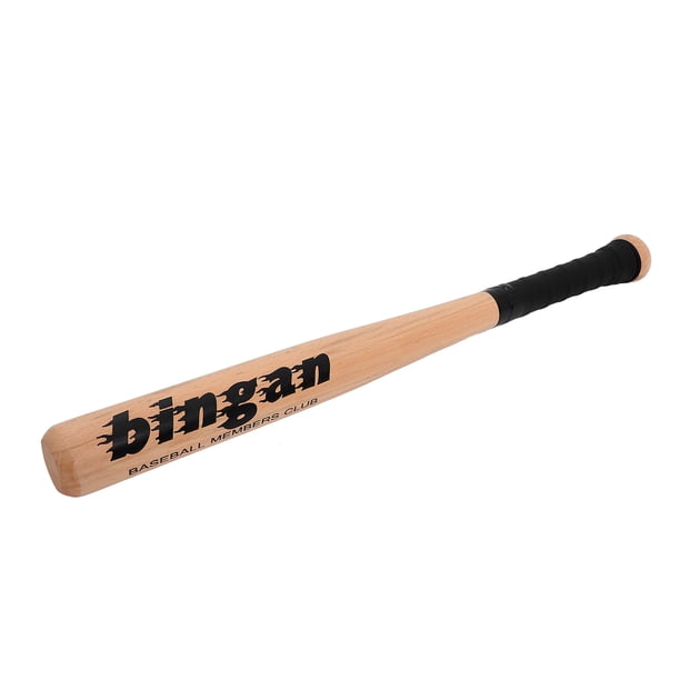 Batte De Baseball En Bois 54 Cm – Légère, Antidérapante, Idéale Pour Enfants Et Débutants