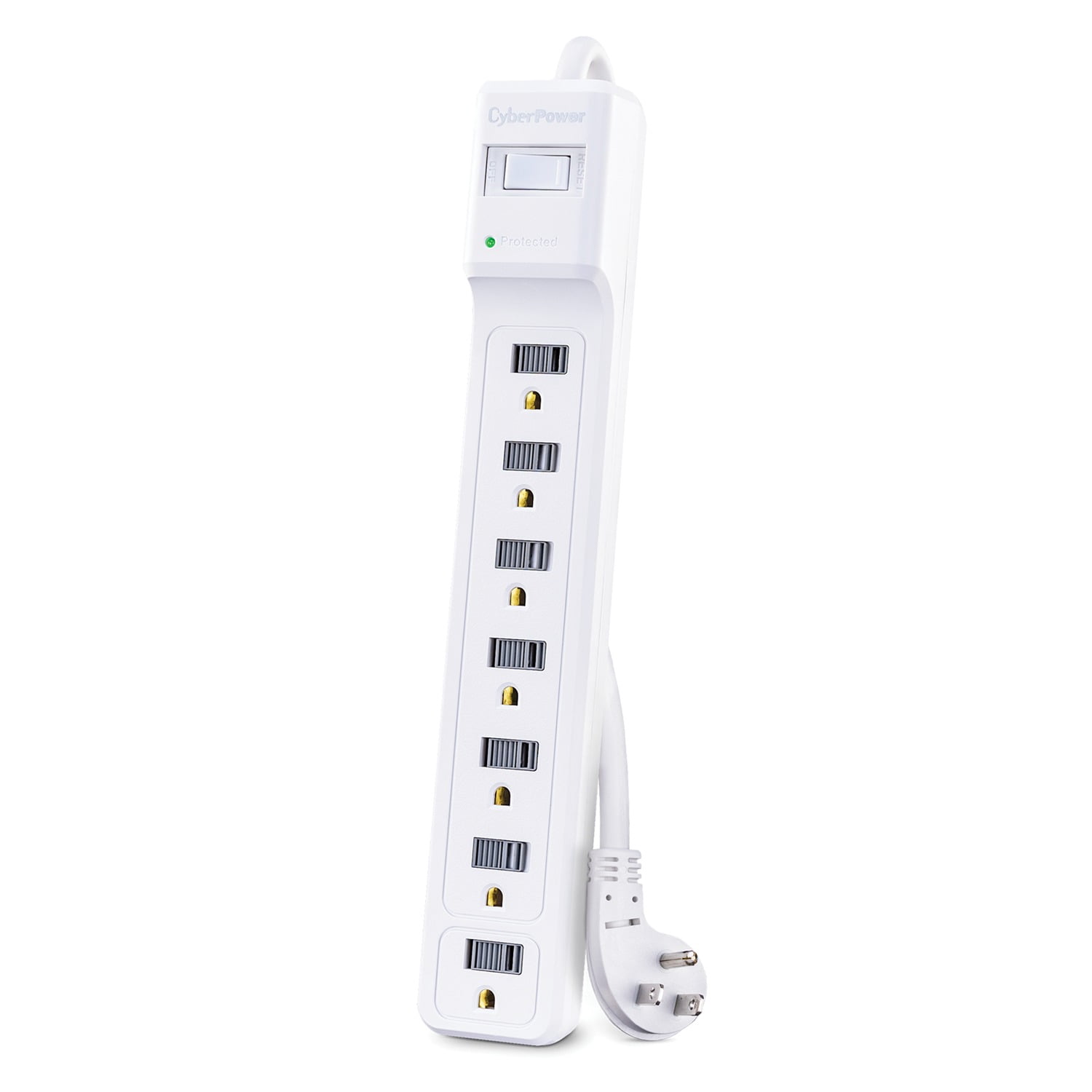 CyberPower B704 Essential Series B704 7-Outlet Power Strip Surge Protector