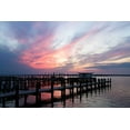 thumbnail image 2 of Alan Hausenflock 24x17 Gallery Wrapped Canvas Wall Art Titled - Dockside Sunset IV, 2 of 4