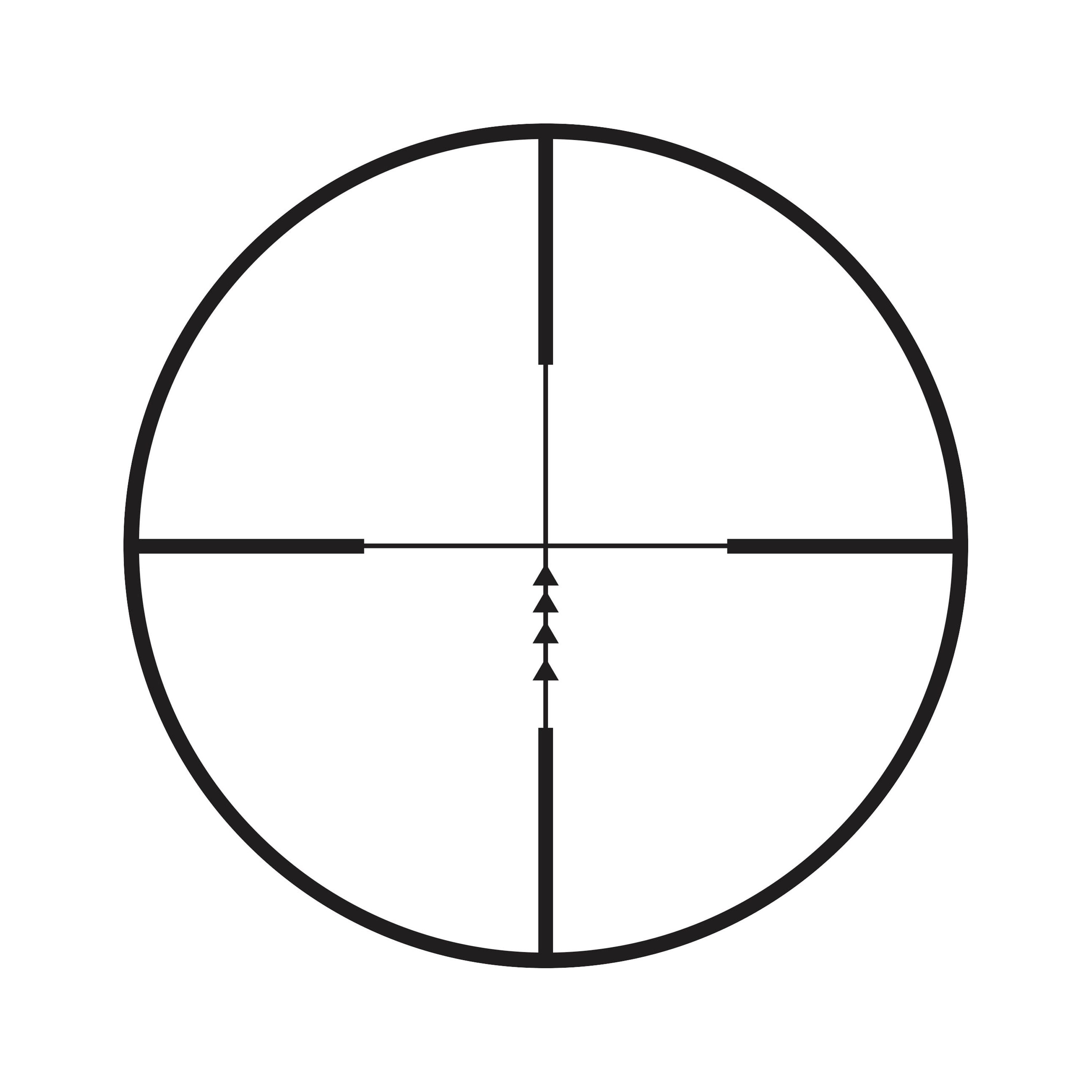 CenterPoint Tag BDC 4-16x40 mm, 4x Magnification, Rifle Scope (Black), LR416AORG2. Riflescopes & Sights.