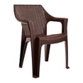 thumbnail image 2 of Silla Plásticos La Ardilla Rattan Cleo H81 Chocolate, 2 of 4