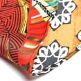 thumbnail image 6 of Moaa Yina Lapel Single Breasted Lantern Long Sleeve Vintage Print Dress, 6 of 7