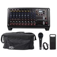 thumbnail image 1 of Peavey XR AT 1000w Powered 9 Channel Mixer w/ Bluetooth+AutoTune XRAT+Bag+Mic, 1 of 11
