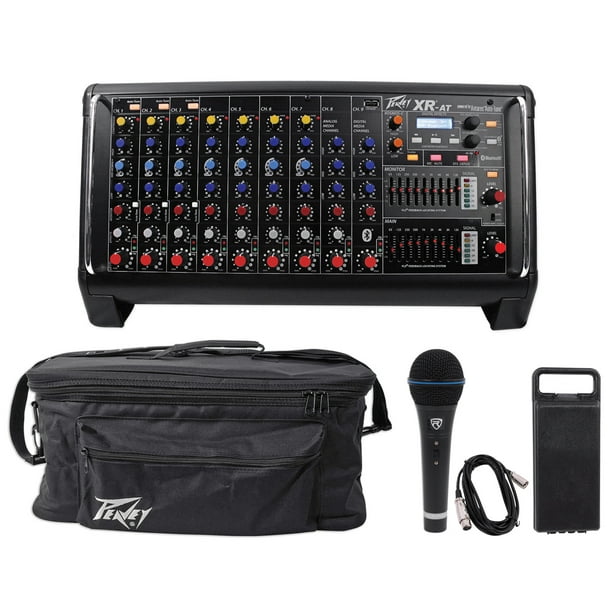 Peavey XR AT 1000w Powered 9 Channel Mixer w/ Bluetooth+AutoTune XRAT