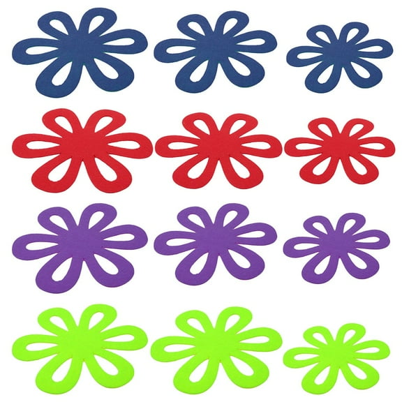 LITTLE HOME Pot and Pan Protectors Set of 12 - Felt Pad Cookware Separators in 4 Sizes (14.5/19.5/24/34.5CM) - Anti-Scratch Stackable Kitchen Utensil Tools for Space Saving