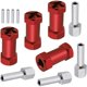 thumbnail image 1 of Tholdsy 4 Piezas de Aleación de Aluminio 1/10 Montaje Hexagonal de Rueda Rojo, 1 of 6