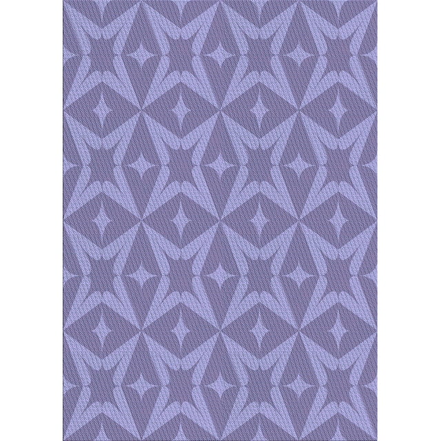 Ahgly Company Tapis Rectangulaire Lavable en Machine Intérieur Transitionnel Mimosa Violet, 8 Pieds x 12 Pieds