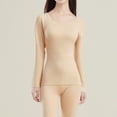 thumbnail image 4 of Women Elastic Thermal Inner Wear Thermal Underwear Warm Elastic Tops Pants Sets, 4 of 5