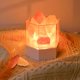 thumbnail image 3 of 1pc Luz Nocturna LED de Sal del Himalaya Moderna - Lámpara de Cristal con Alimentación USB y Brillo Cálido, Efecto de Sal Roca Decorativa para Dormitorio, Meditación y Ambiente Hogareño, 3 of 11