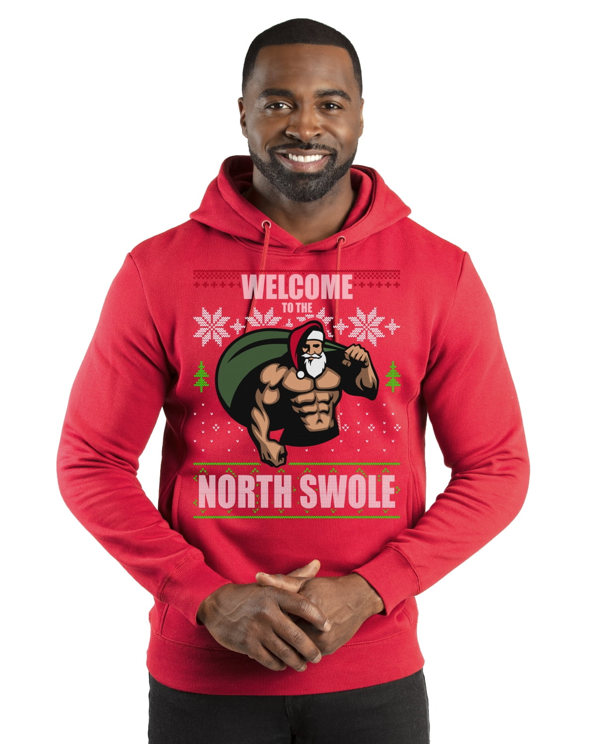 Funny Santa Gym Lifting Welcome to The 