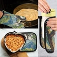 thumbnail image 5 of Yayeee Oven Mitts and Pot Holder Set of 4 Heat Resistant Kitchen Gloves Baking Hot Pad, Pine Tree, 5 of 5