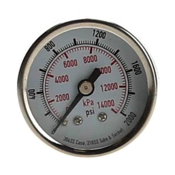Manufacturer Varies Pressure Gauge,Test,1-1/2 In 4FMU2